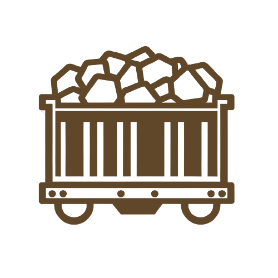 Container filled with bituminous mixtures